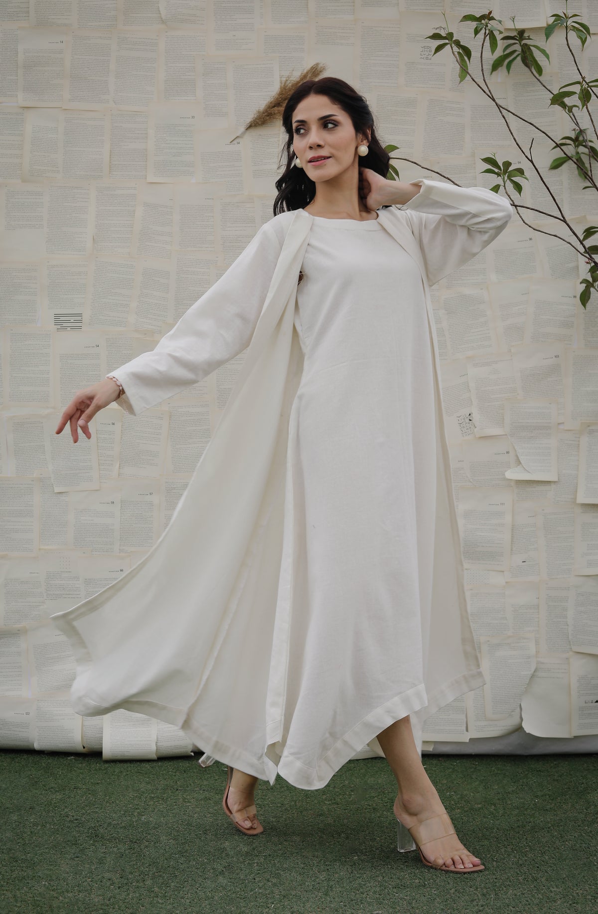 Ivory Grace Khadi Set