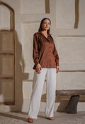 Mocha Classic Cotton Shirt