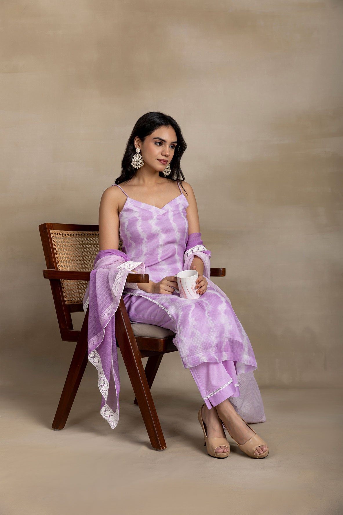 Lavender Dreamweaver A-line Suit Set