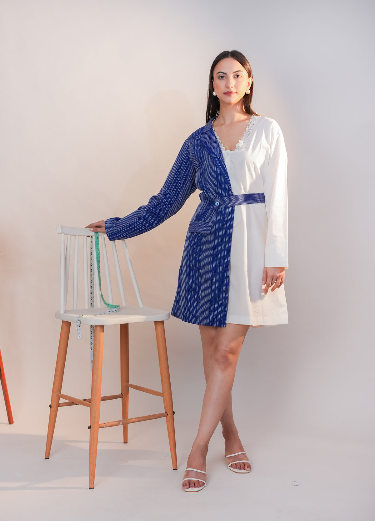 The dual essence Kantha dress