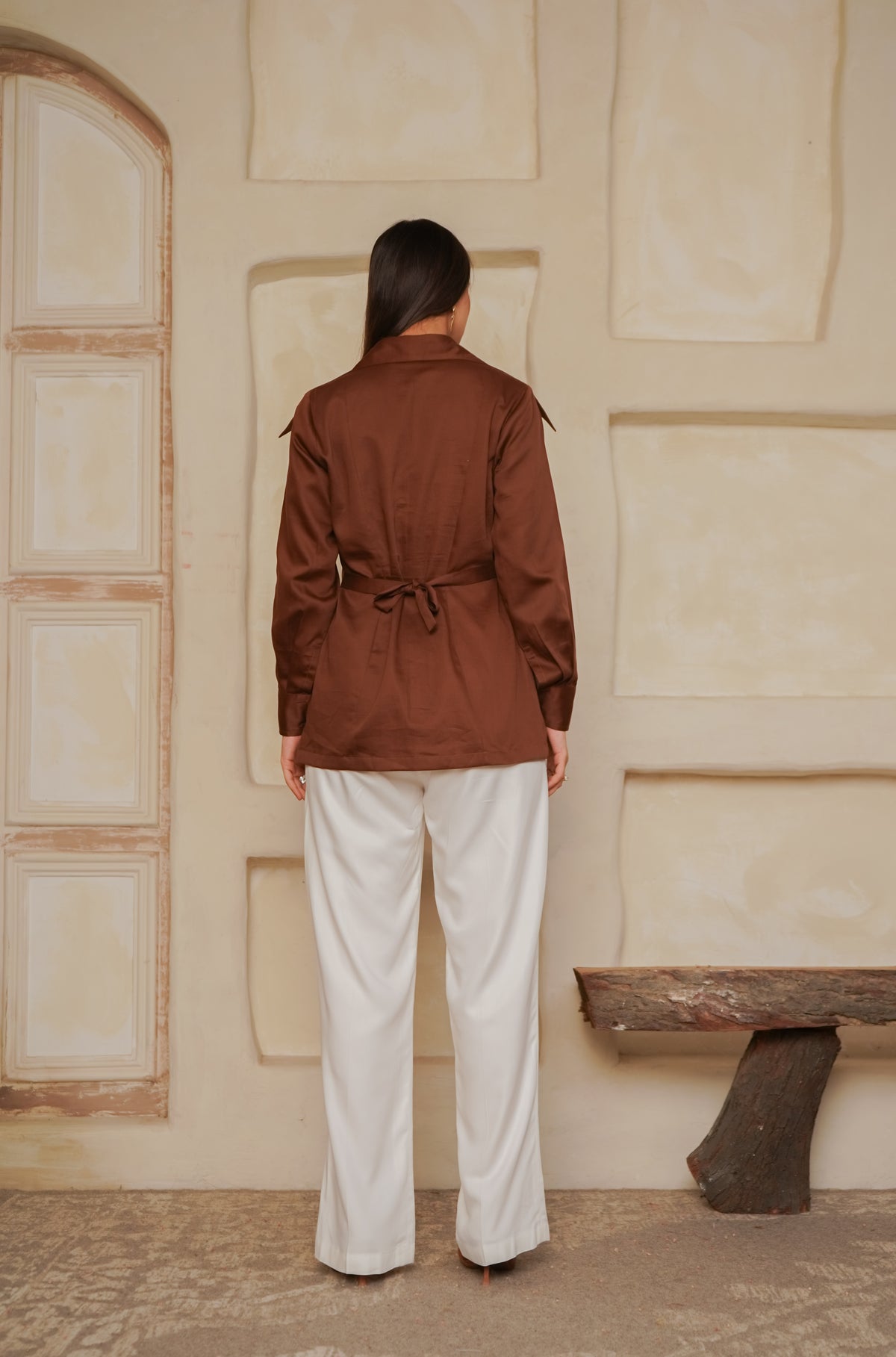 Mocha Classic Cotton Shirt