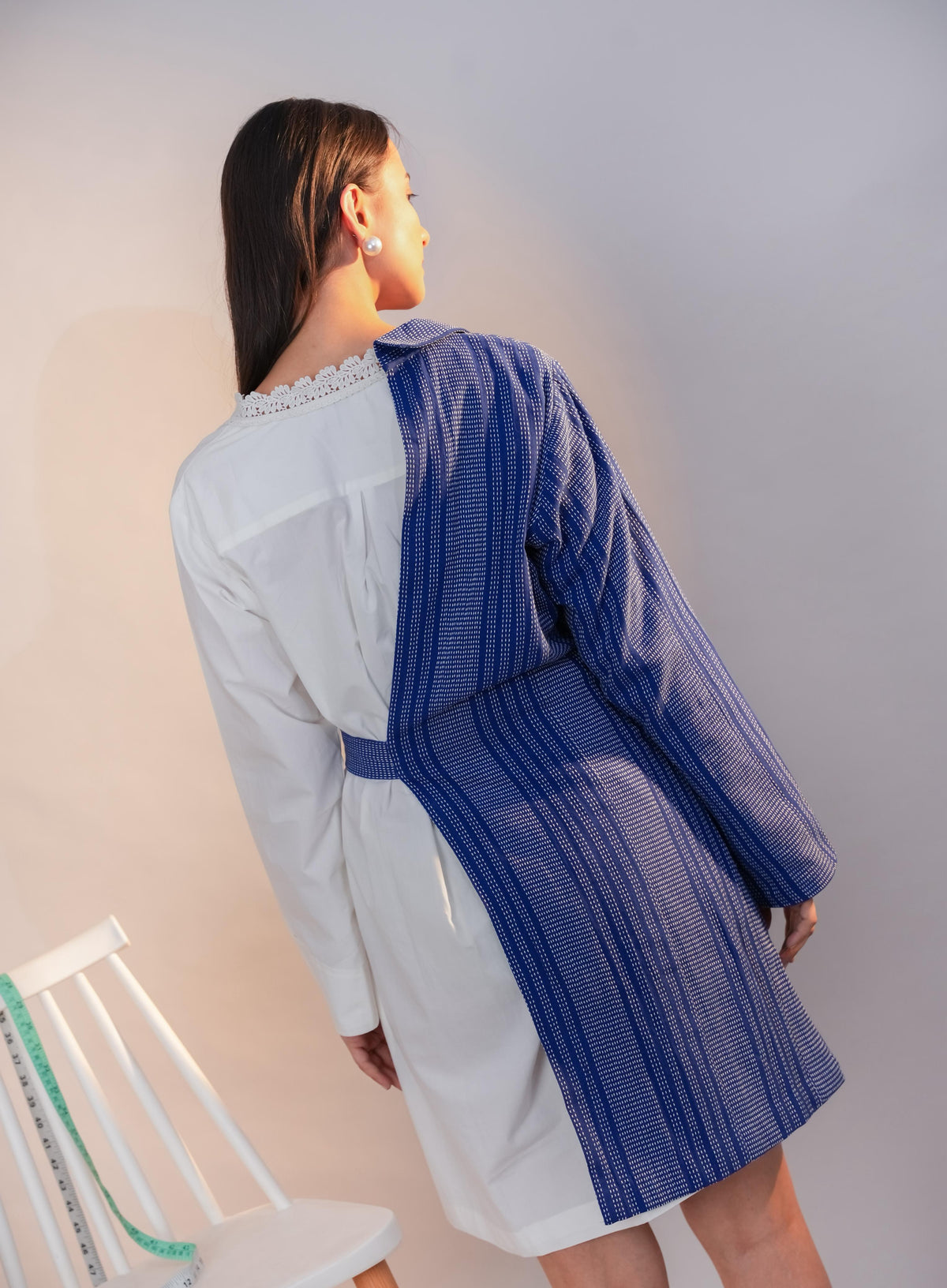 The dual essence Kantha dress